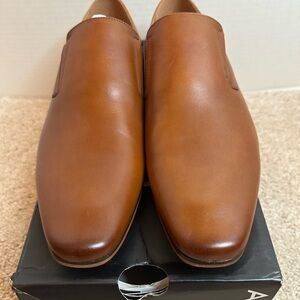 Aldo Tan Leather Loafers for Men, size 8, new in box